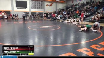 G-9 lbs Round 3 - Evelyn McDowell, Cedar Rapids Kennedy vs Olivia Primrose, Vinton-Shellsburg