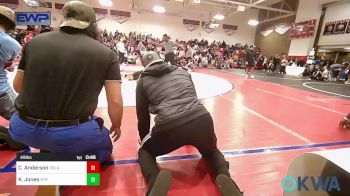 49 lbs Consi Of 8 #2 - C Shayne Anderson, Oklahoma Phantom Wrestling Club vs Kayson Jones, Tulsa Blue T Panthers