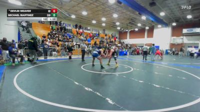 190 lbs Quarterfinal - Devlin Weaver, Huntington Beach vs Michael Martinez, Carter