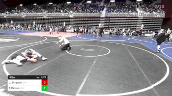 98 lbs Round Of 16 - Lucas Simpson, Athlos Wrestling vs Trenton Debus, Scottsbluff WC