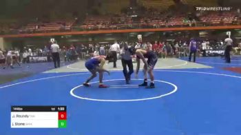 144 lbs Quarterfinal - Jared Roundy, Trail Blazers Wrestling vs Jack Stone, Darkhorse Wrestling Club