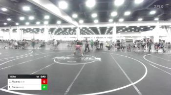 106 lbs Consolation - Christian Alvarez, DUB Wrestling vs Aria Garza, Madera Grapplers WC