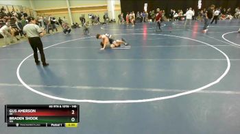 145 lbs Cons. Round 2 - Gus Amerson, OR vs Braden Shook, WA