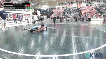 61 lbs Rr Rnd 3 - Elijah Mote, Bartlesville Wrestling Club vs Jonah Aguayo, Grove Takedown Club