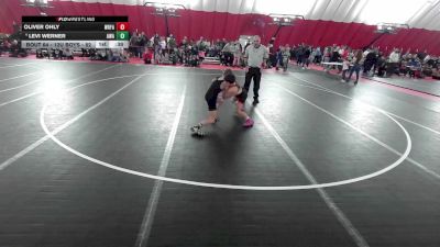 12U Boys - 82 lbs Champ. Round 2 - Oliver Ohly, Wrestling Factory vs Levi Werner, Askren Wrestling Academy