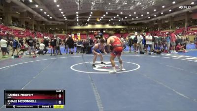 215 lbs Semifinal - Samuel Murphy, MO vs Khale McDonnell, CA