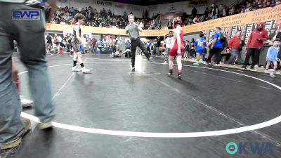 80 lbs Quarterfinal - James Stover, Lions Wrestling Academy vs Rocky Witcosky, Team Nomad