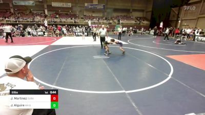 61 lbs Consolation - Jaxson Martinez, Duran WC vs Jd Alguire, NM Bad Boyz