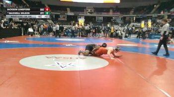 6A 190 lbs Cons. Round 2 - Jackson Lunsford, Saraland vs Maxwell Wilson, Spanish Fort