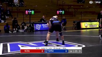 285 lbs Round 2 (4 Team) - Carter Blough, Grand Valley State vs Donnie Hidden, St. Cloud State