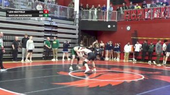 157 lbs 5th Place Match - Levi Mayfield, Cedar Falls vs Waylon Daughetee, Dubuque Hempstead