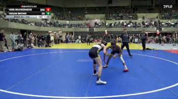 110 lbs Semifinal - Kegan Brown, Siouxland Wrestling Academy vs Sirr Muckerheide, Smooth Moves Wrestling Club