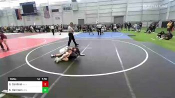 102 lbs Quarterfinal - Gus Cardinal, Valiant CP vs Samuel Harrison, Lions WC