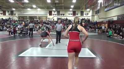 145 lbs Cons. Round 3 - Emma Dietsch, Lisbon vs Grady Woods, Williamsburg