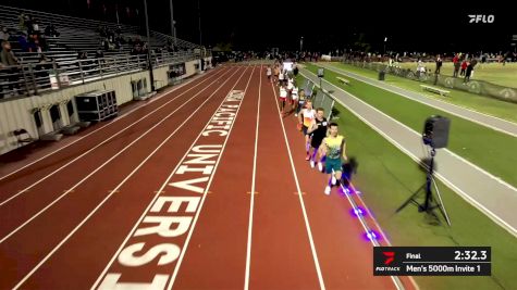 Habtom Samuel Snags NCAA Outdoor 5K Record! Men's 5k Invite Top Section