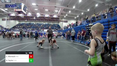 49 lbs Consi Of 16 #2 - Cody Womack, Perry Wrestling Academy vs Ayden Taylor, Clinton Youth Wrestling