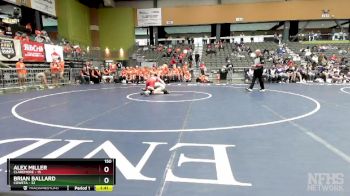 150 lbs Semifinals (8 Team) - Brian Ballard, COWETA vs Alex Miller, CLAREMORE