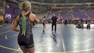 124 lbs Round 1 (16 Team) - Anna Krejsa, Life University vs Jasmina Immaeva, Missouri Valley College