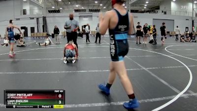 157 lbs Round 5 (8 Team) - Cody Pritzlaff, GT Apocalypse vs Liam English, GPS Blue