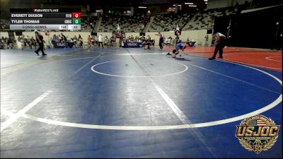 64 lbs Consolation - Everett Dixson, Fitness Fight Factory Wrestling Club vs Tyler Thomas, Choctaw Ironman Youth Wrestling