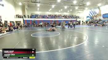 152 lbs Cons. Round 3 - Austin Crea, Lewiston vs Hank Hunt, American Falls
