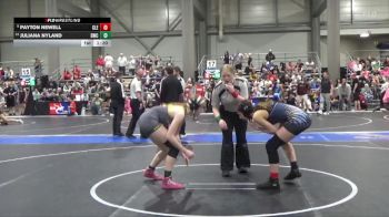 130 lbs Cons. Round 1 - Payton Newell, Clearwater vs Juliana Nyland, Bobcat Wrestling Club
