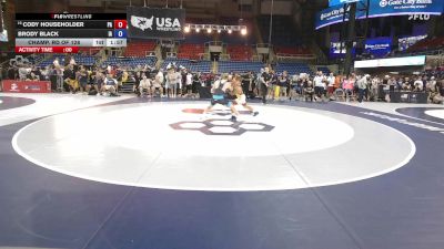 120 lbs Champ. Rd Of 128 - Cody Householder, PA vs Brody Black, IA