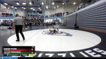 126 lbs Champ. Round 2 - Payton Hernandez, Columbia vs Karter Moore, Evanston