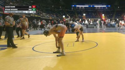 145 lbs Consy 2 - Adam Ware, Avella vs Ethan Wodrig, Hughesville