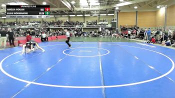 100 lbs 5th Place - Amelia Hough, Milford vs Lillie Normandie, Greater Lowell