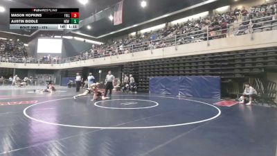 171 lbs Round Of 16 - Mason Hopkins, Fullerton vs Austin Biddle, New Providence