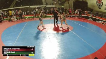 116-125 lbs Quarterfinal - Taylynn Stratton, Oregon vs Kiera Dolan, Idaho