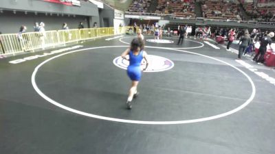 135 lbs Champ. Rd Of 16 - Destiny Pena, Silverback Wrestling Club vs Kaylee Miranda, Golden Valley (Merced) High School Wrestling