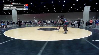 165 lbs Cons. Semis - Quinton Silvy, OK vs Anthony Bowers, TX