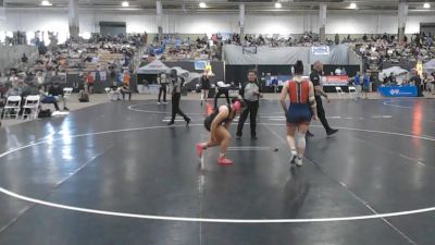 Girls 152 lbs Champ. Round 1 - Mariah Nowlin, Shelbyville Central High School Girls vs Audrey Levendusky, Montgomery Central High School Girls