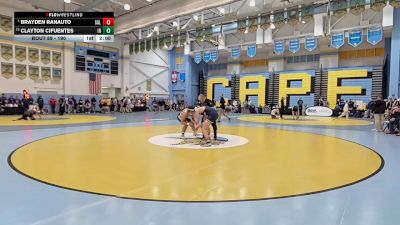 190 lbs Champ. Round 1 - Brayden Ranauto, Salesianum vs Clayton Cifuentes, Indian River H S