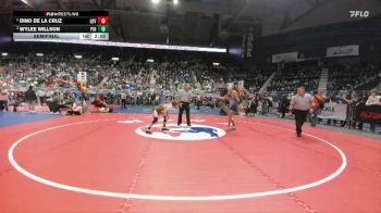 3A-132 lbs Semifinal - Dino De La Cruz, Lovell vs Wylee Willson, Pinedale