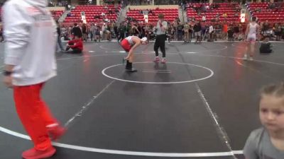 100 lbs Cons. Round 5 - Karson Monaco, Nebraska Wrestling Academy vs Cole Genail, Atchison Wrestling Club