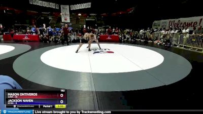 182 lbs Round 3 (16 Team) - Mason Ontiveros, SJWA vs Jackson Naven, KCWA