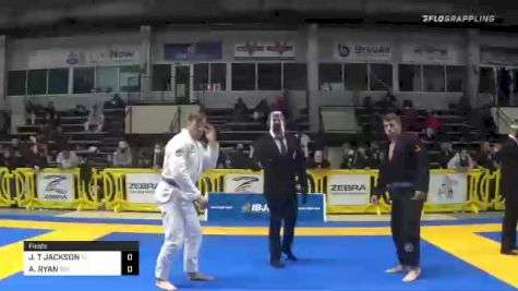 JORDAN T JACKSON vs ALEK RYAN 2020 American National IBJJF Jiu-Jitsu Championship