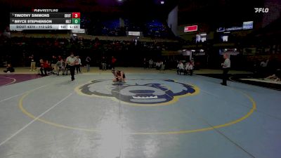 113 lbs Final - Timothy Simmons, Southside vs Bryce Stephenson, Hilton Head