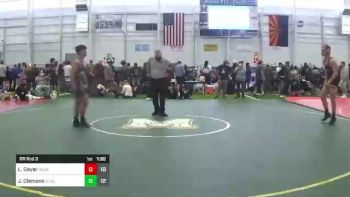 160 lbs Rr Rnd 3 - Luke Gayer, Church Boyz vs Julian Clemans, Alaska Avalanche Black