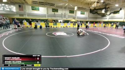 125 lbs 5th Place Match - Eithen Gillespie, Alexander Comets Wrestling vs Wyatt Marler, Sturgis Youth Wrestling