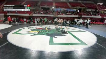 190 lbs Round 3 - 2nd Wrestleback And Semi-finals(16 Team) - Logan Crowe, Austin Vandegrift vs Ivo Tagliani, Southlake Carroll