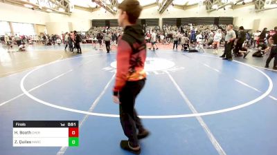 78-86 lbs Final - Harper Booth, Cherokee vs Zsofia Quiles, MarcAurele Youth