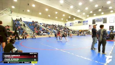 138 lbs Cons. Round 5 - Chase Scanlon, El Dorado High School vs Chase Carrasco, Team SoCal WC