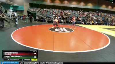 190 lbs Cons. Round 2 - Seth Manning, White Pine vs Lonny Hernandez, Culver HS