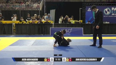 John Bedford Blackburn IV vs Jacob Aiden Baquero 2025 Pan Kids Jiu-Jitsu IBJJF Championship