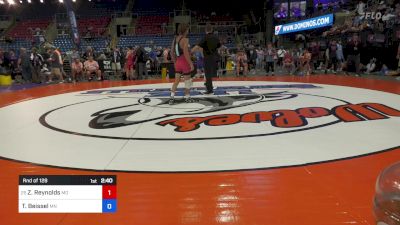 126 lbs Rnd Of 128 - Zayne Reynolds, MO vs Trey Beissel, MN