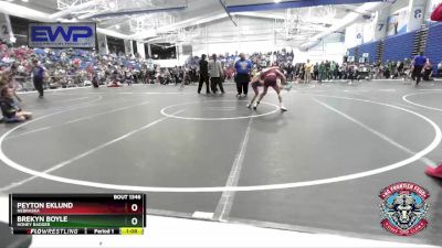 90 lbs Semifinal - Peyton Eklund, Nebraska vs Brekyn Boyle, Honey Badger